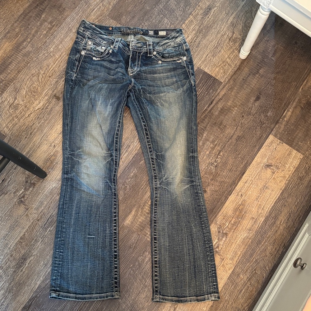 Miss Me Dark Wash Boot Cut Jeans